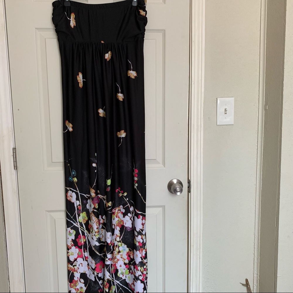 Jonathan Martin Strapless Dress